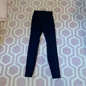 Navy Blue Lululemon Wunder Under High Rise: size 4